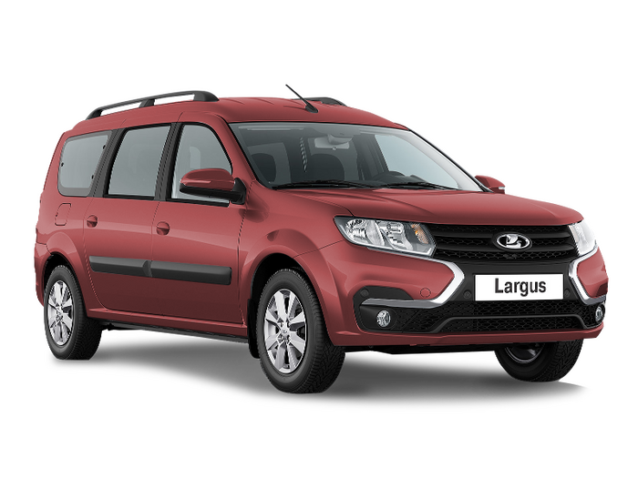 Lada Largus 7 мест Красный сплав